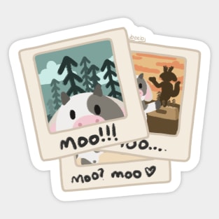 moo!!! Sticker